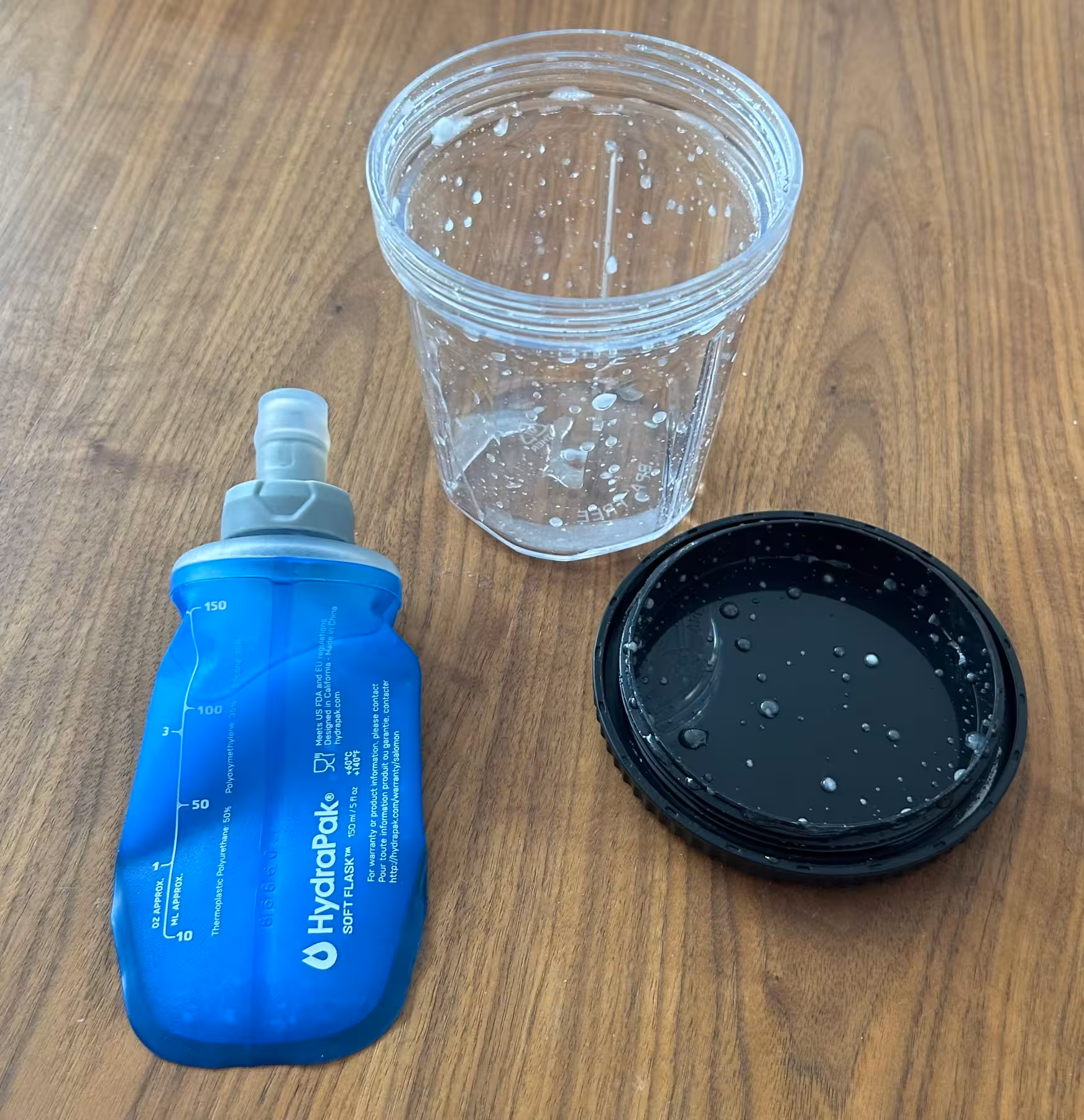 Image of gel in Hydra Flask